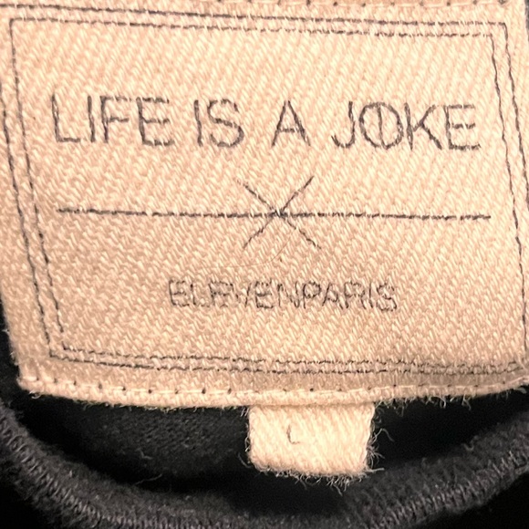 Eleven Paris - Life is a Joke - Mens Large - Obama Ninja - Black - T-Shirt - Picture 9 of 11